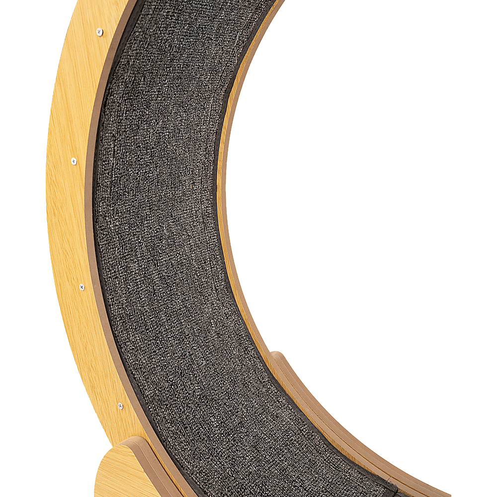 Cat Running Wheel w/ Carpet Runway Cat Exercise Wheel for Fitness Cat Treadmill โ image 5
