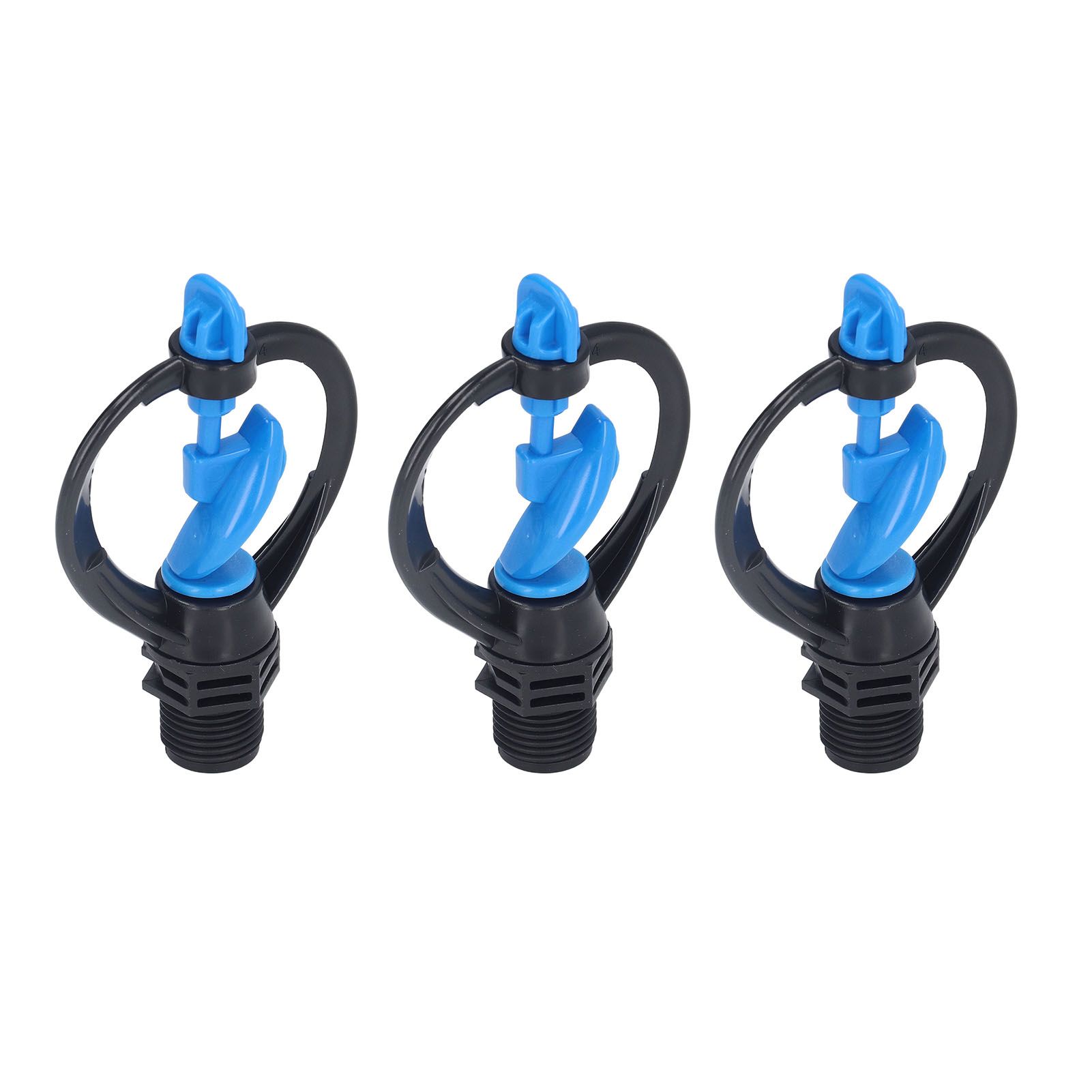 15Pcs Lawn Sprinkler Nozzle G1/2 External Thread 360° Automatic Rotation Mid Range for Lawn Garden Watering IrrigationImpeller Nozzle — image 4