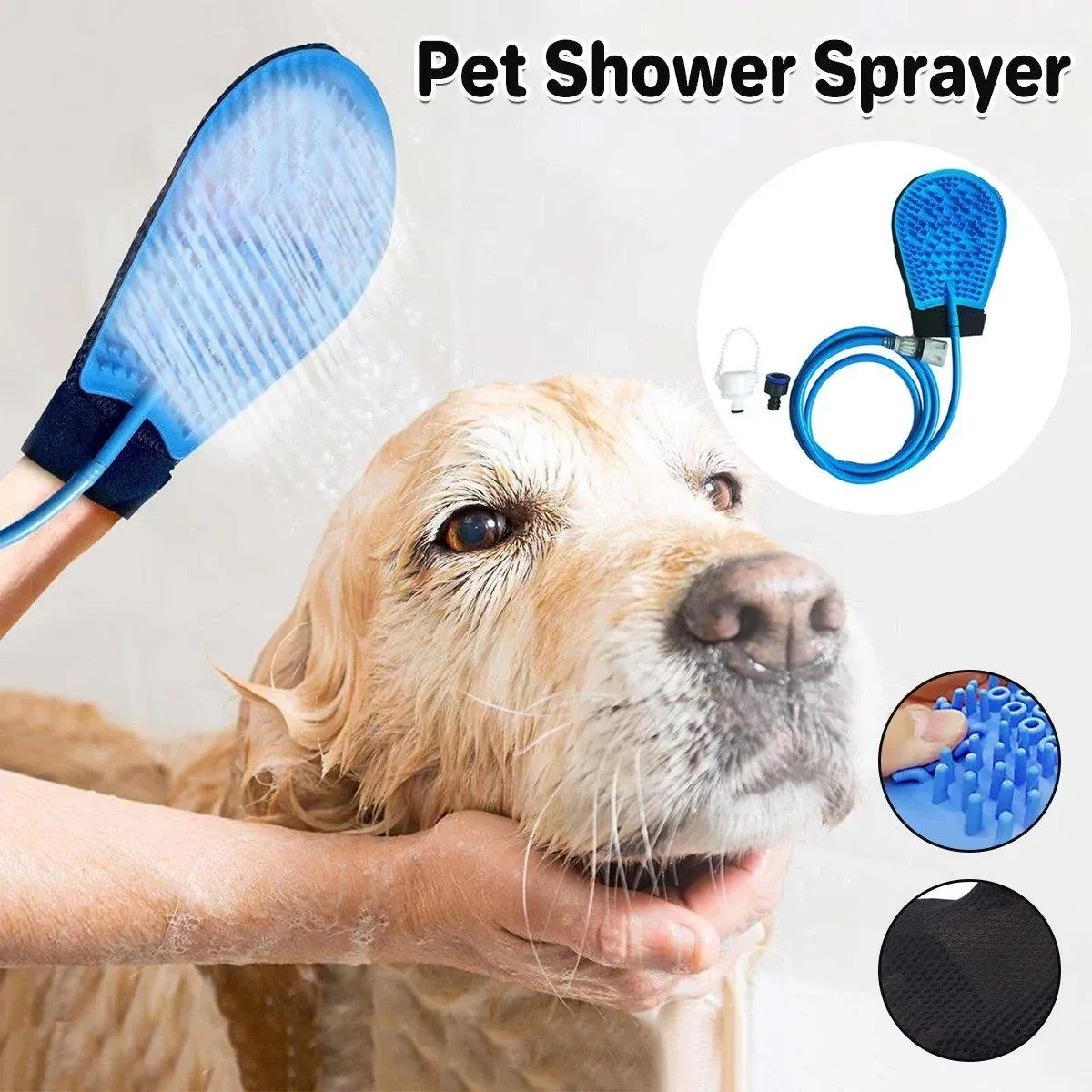 Dog Bath Brush Magic Scrub Brush Golden Retriever Teddy Shepherd Pet Grooming