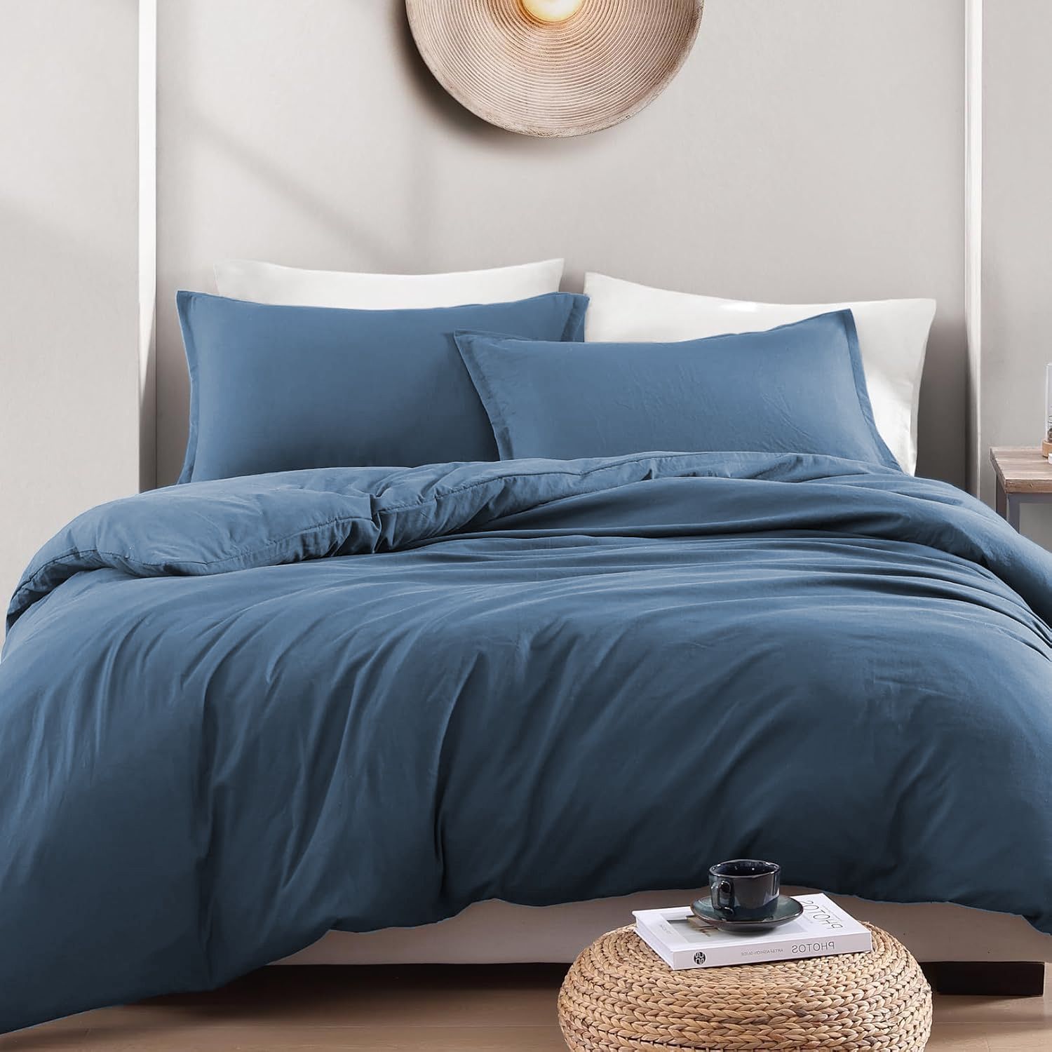 Hotel Soft Microfiber Duvet Cover Set-2000TC Quilt Cover Set & Pillowcases -1 Donna Cover Zipper Closure & 1 x Pillowcases-Breathable Bedding - Wrinkle, Fade — image 2