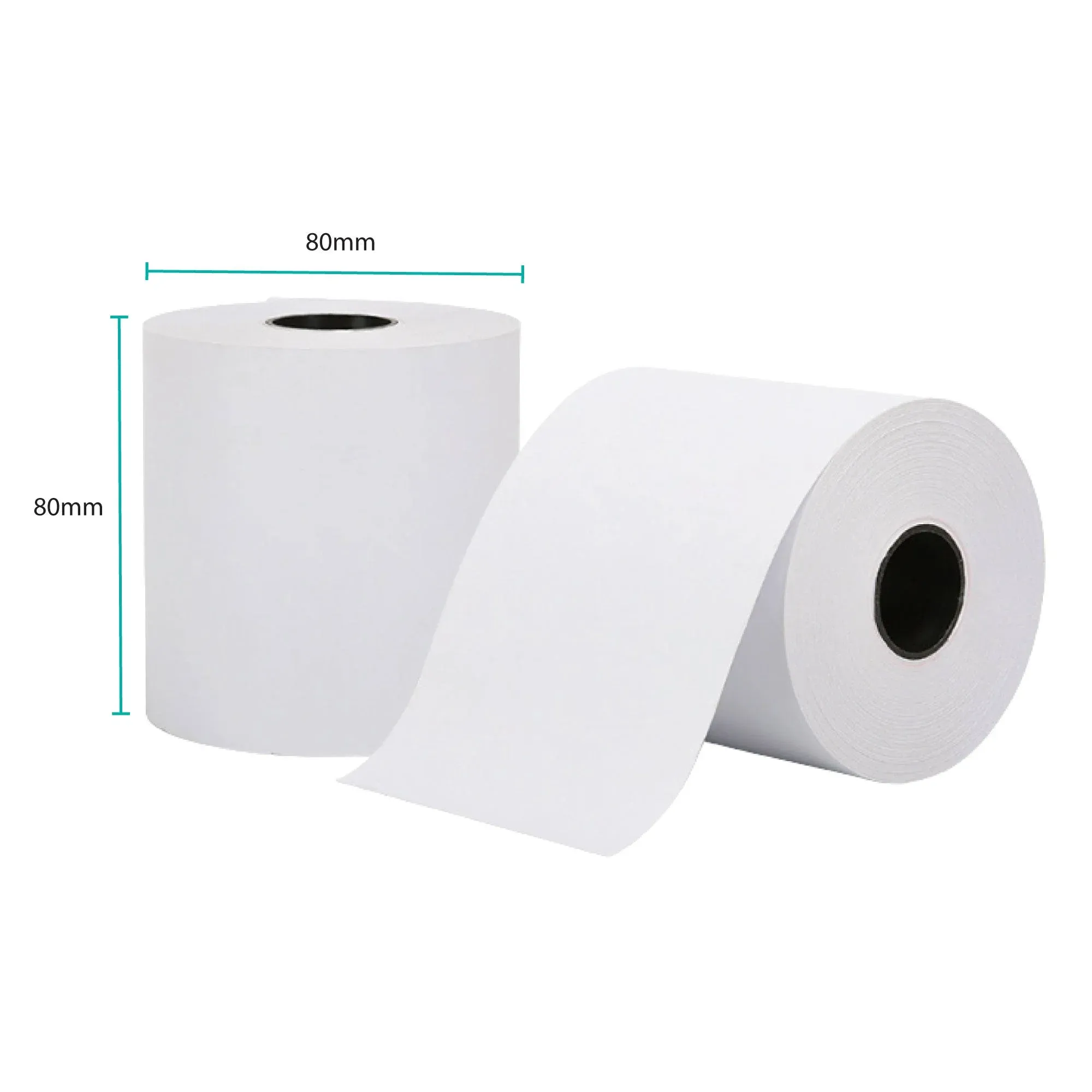 10x Thermal Paper Rolls 80x80mm - 47.5m Register EFTPOS POS Receipt Bulk โ image 3