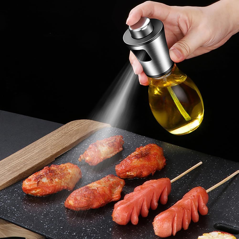 Oil Sprayer for Cooking, Olive Oil Spray Bottle, 200ml Olive Oil Sprayer Mister for Salad Making, Frying, BBQ, Air Fryers โ image 5