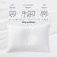 Puredown Goose Down and Feather Pillow Inserts for Sleeping, 100% Cotton Fabric Cover Bed Pillows, Set of 2, White, King Size — image 4