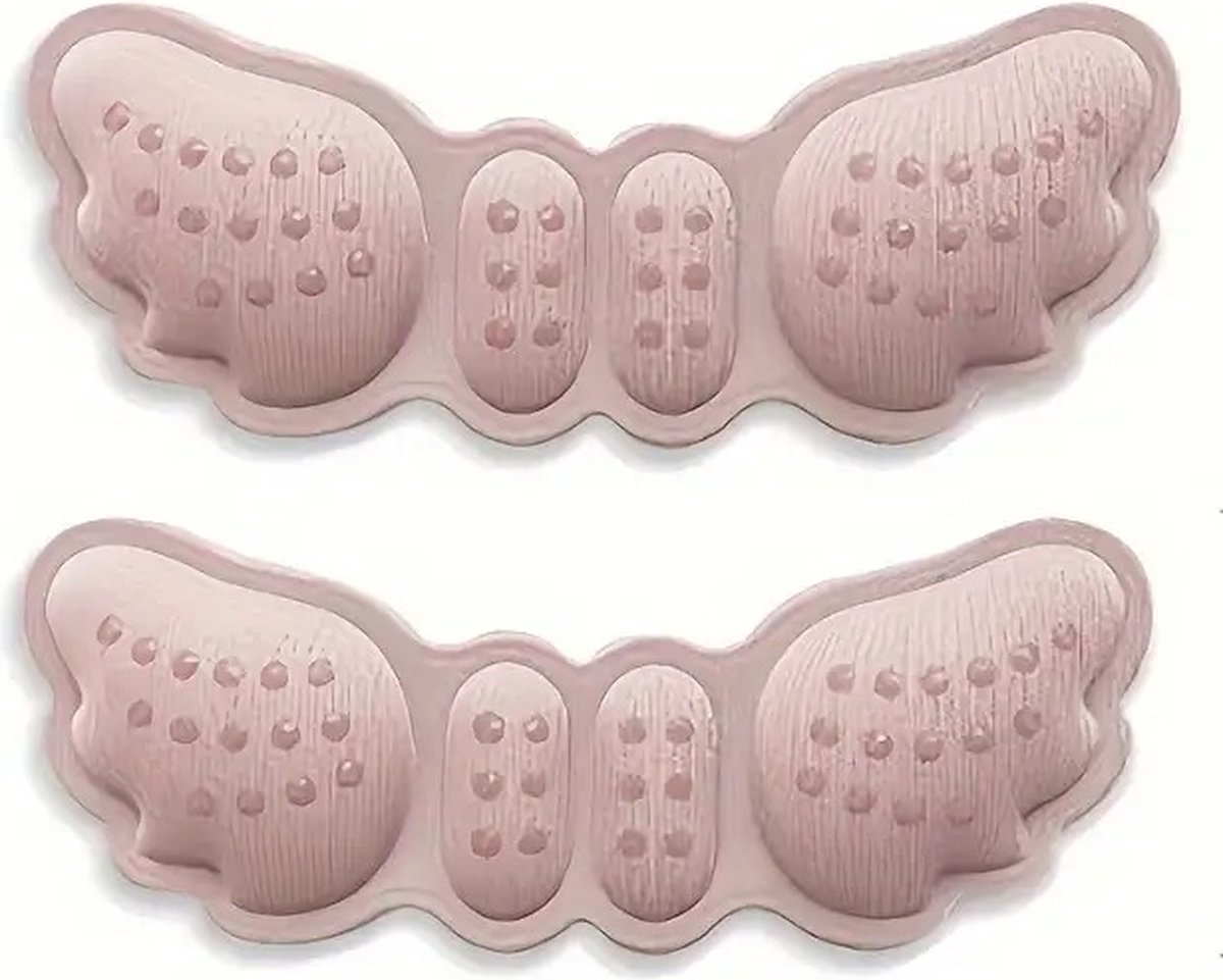 Anti-Slip Butterfly Heel Sole for Women | Anti-Slip Heel | Anti-Blister Plaster | Anti-Blisters | High Heel Protectors | 1 Pair | Pink — image 5
