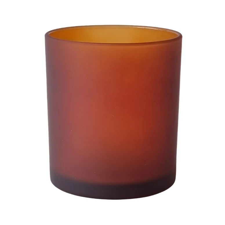 40 Pack Brown Frosted Glass Votive Tealight Candle Holders House Party Centerpiece Xmas Wedding Decor Glass Candlestick Party Decorations Bridal — image 5