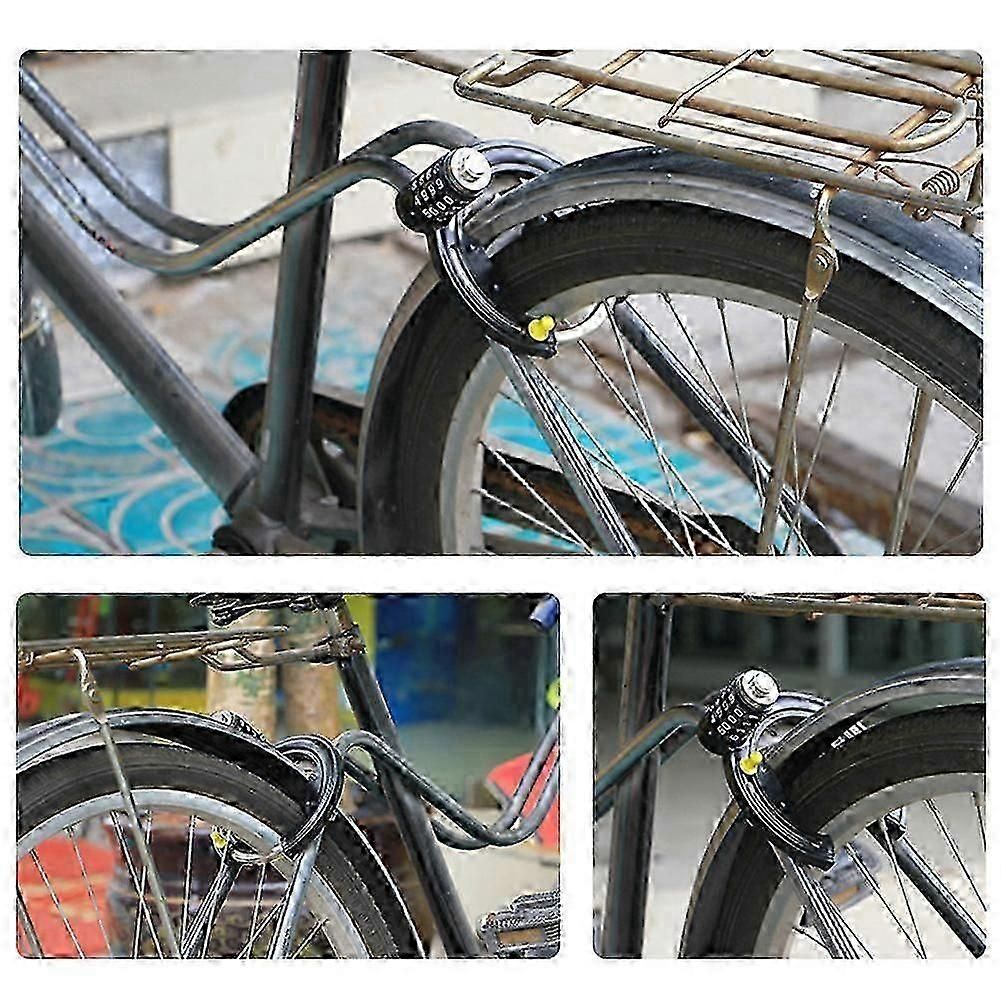 Bicycle Steel Horseshoe Lock Security Password 4 Digit Lock Anti-Theft Combination Number Code Safety Bike Bicycle Accessories — image 5