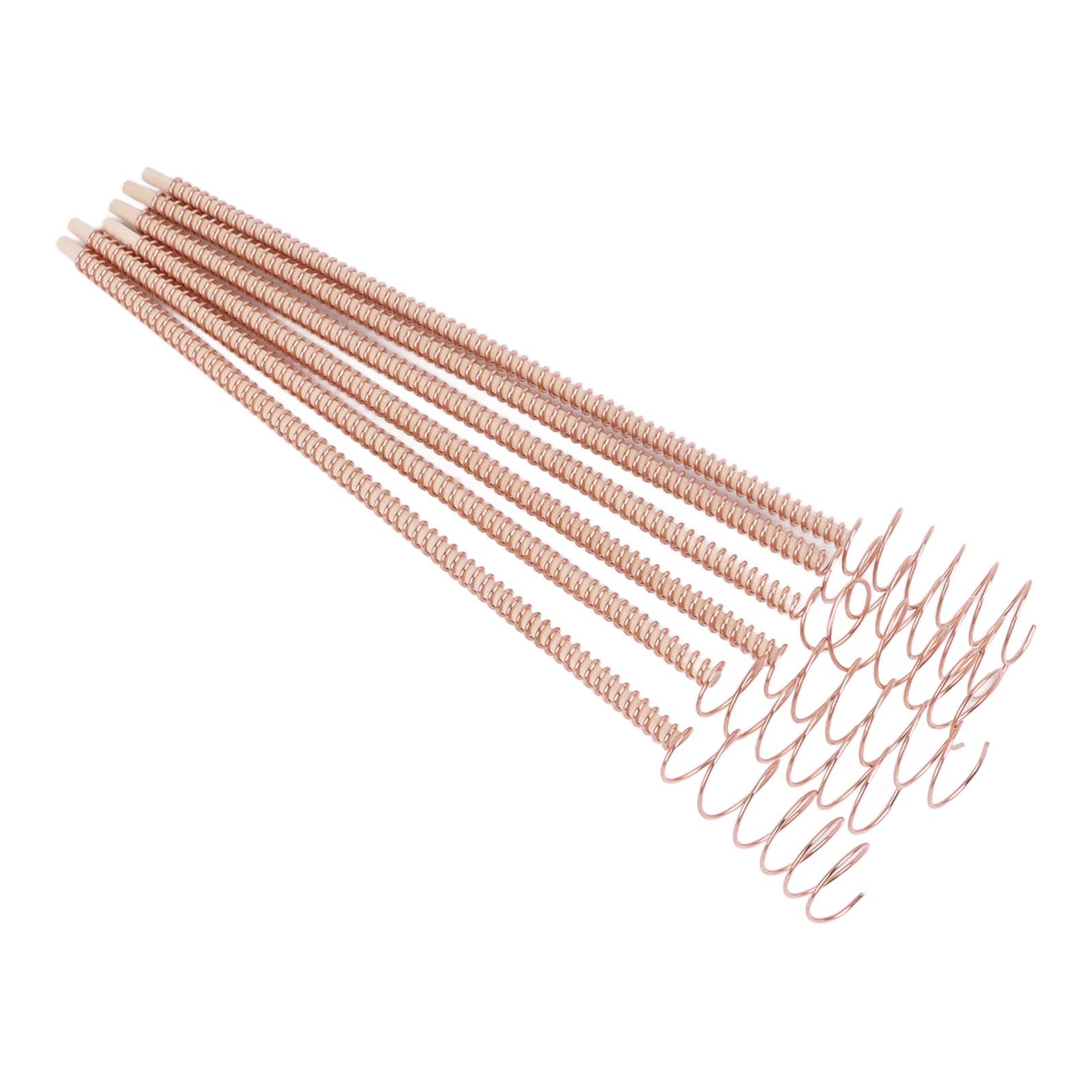 6PCS Electroculture Plant Stakes 12 Inch Natural Wood Stake Wrapped with Pure Copper Coil Gardening Antennas for Growing Garden Plants Vegetables — image 3
