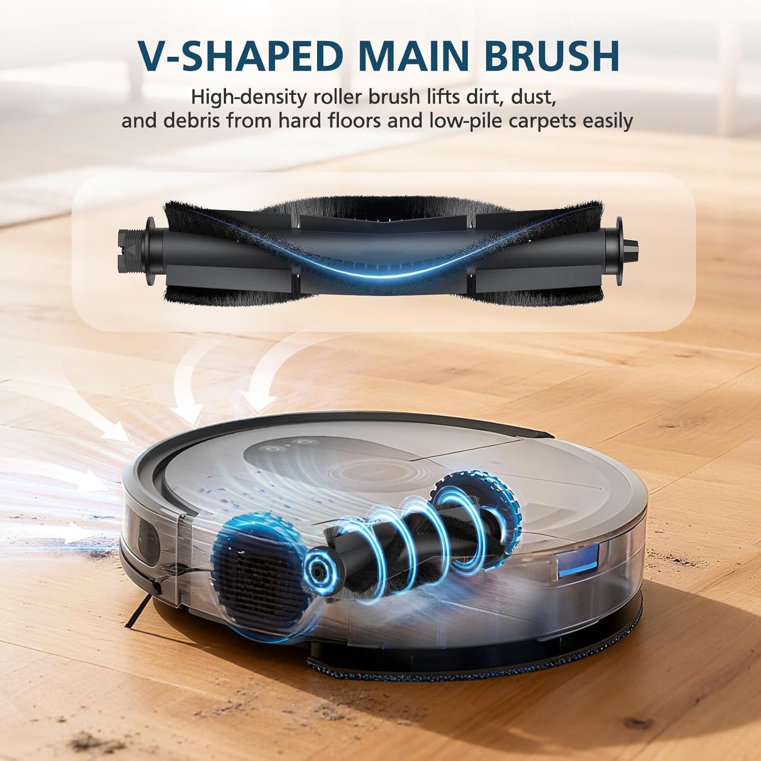 G8000 Max Replacement Parts, or Tikom G8000 Max, L8000 Plus, 2025 Year L8000 Pro Robot Vacuum, Accessories Include 2 Main Brushes, 6 Side Brushes, 6 HEPA — image 5