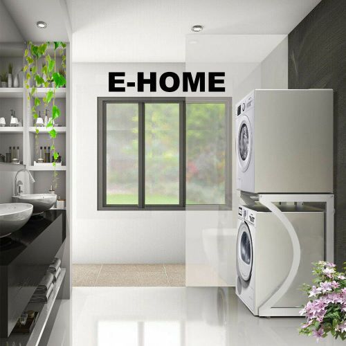 UPGRADE ORIGINAL Dryer Stand Maxi: Portable Dryer Rack Heavy Duty Steel Capacity white for Washer/Dryer/Mini Fridge — image 2