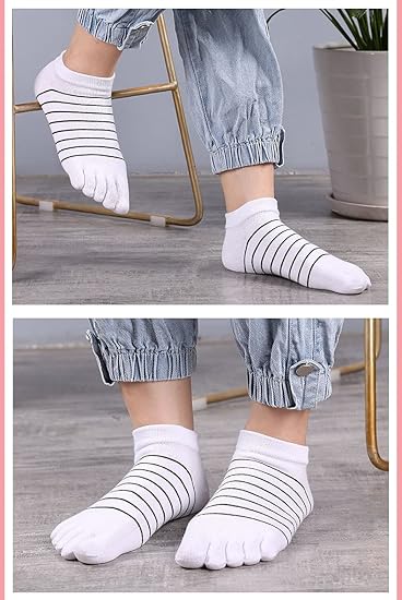 5 Pairs Women's Fun Sports Socks Size 35/41 for Exercise Walking Home Use — image 3