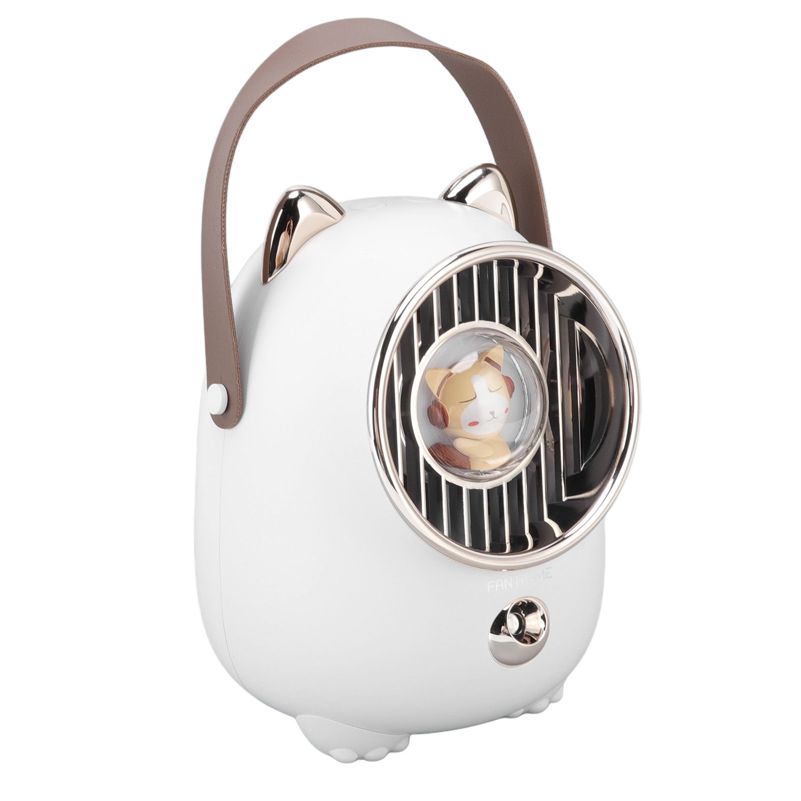 Air Conditioner Fan Multifunctional Portable 350ml Humidifying Spray Usb Rechargeable Air Cooler with LED Ambient Light โ image 2