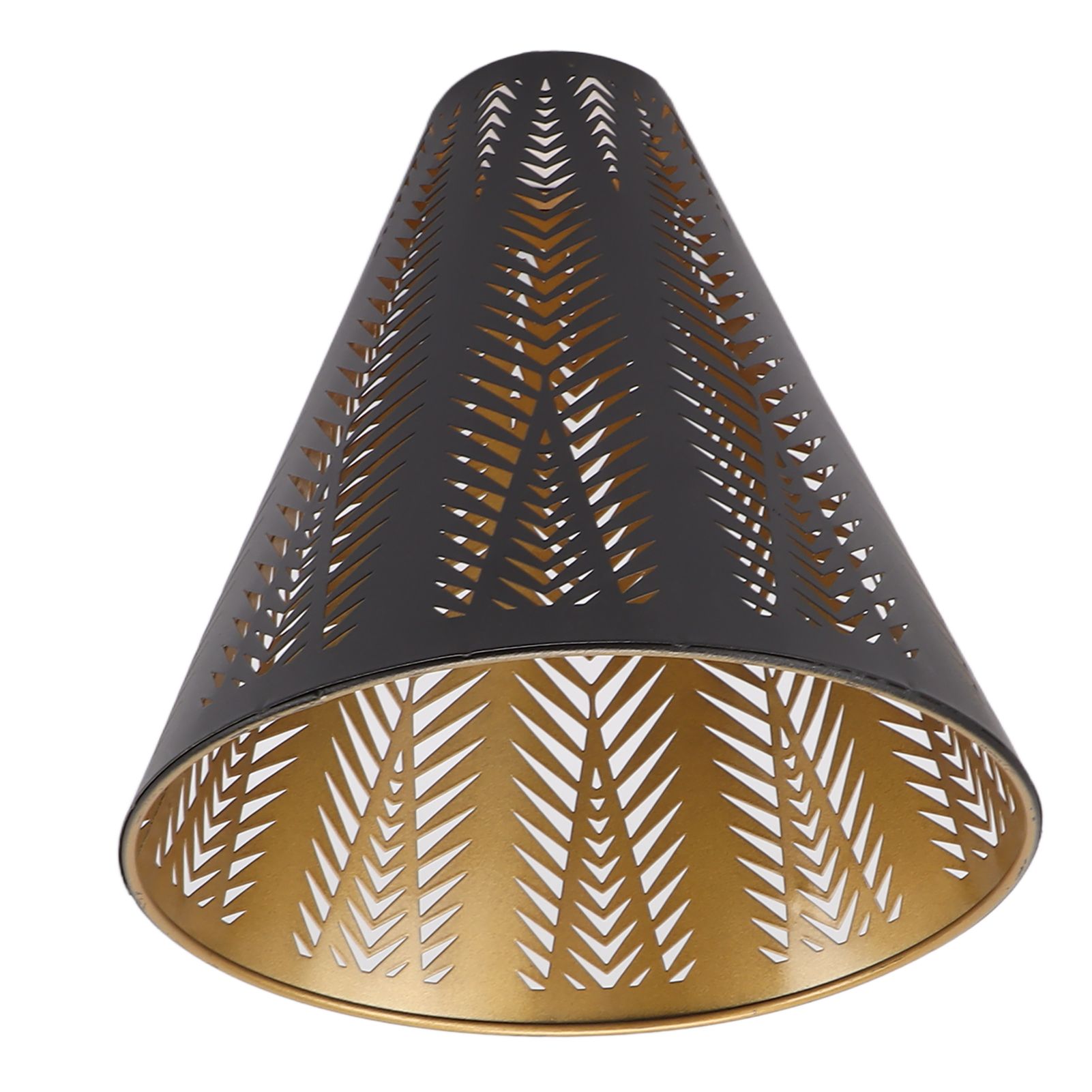 Metal Lamp Shade Iron Lampshade E26 E27 Lamp Shade Bedroom Bedside Decoration Horn Style Cone โ image 2