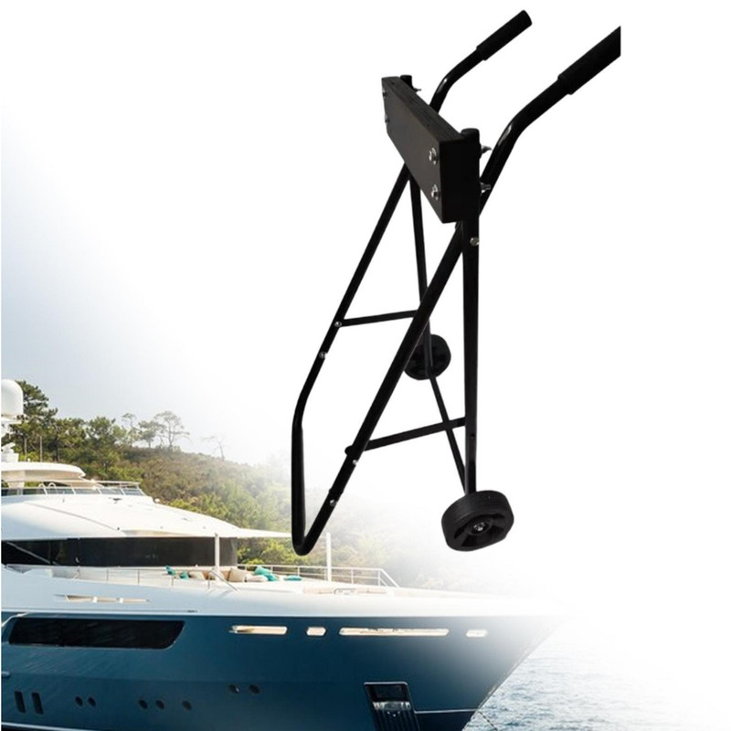 Outboard Boat Motor Stand Carrier Cart Engine Stand Multi Purpose Easy to Use Sturdy Support,Trolley for Storage Maintenance — image 4