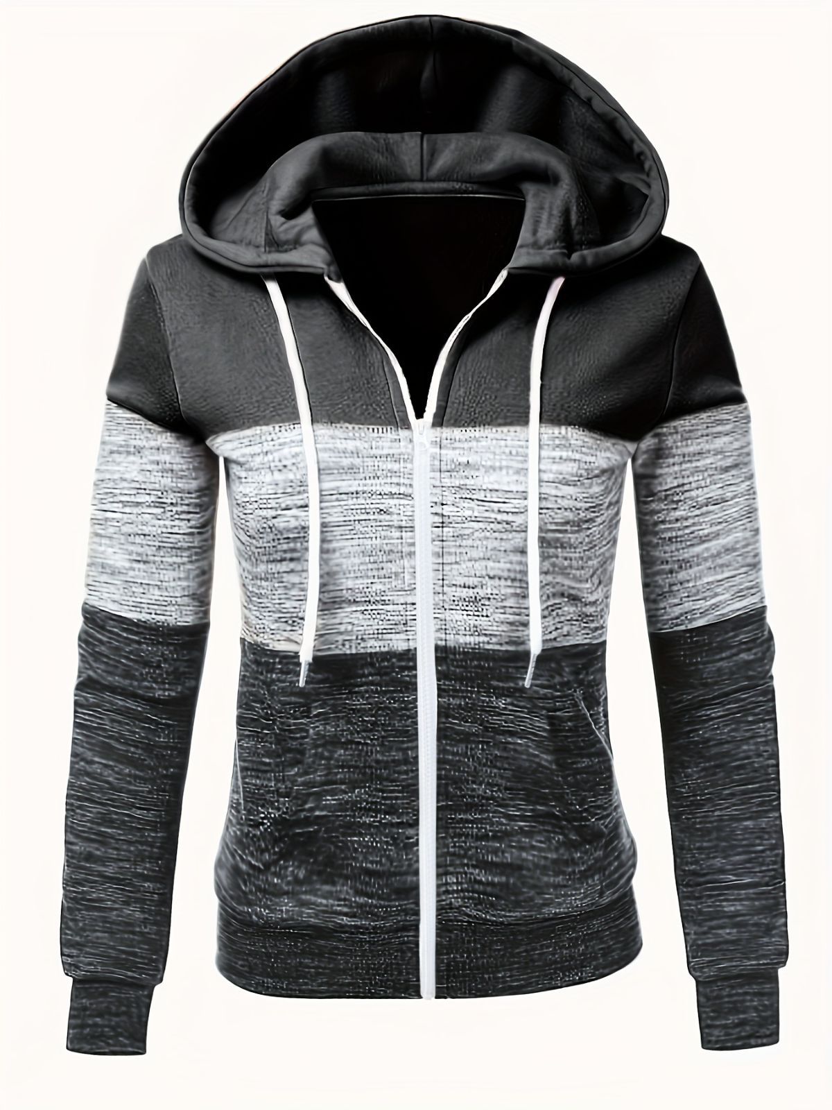 3d Print Hoodie Autumn Hoodie Casual Zip Hoodie Loose Sweatshirt Streetwear - Black - Size L(AU L/EU50) โ image 3