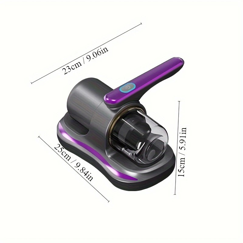purple Wireless Mite Removal Vacuum: Blue Light Sterilization, Deep Cleaning for Beds & Cars, Long Battery Life, One-Touch Purity — image 6