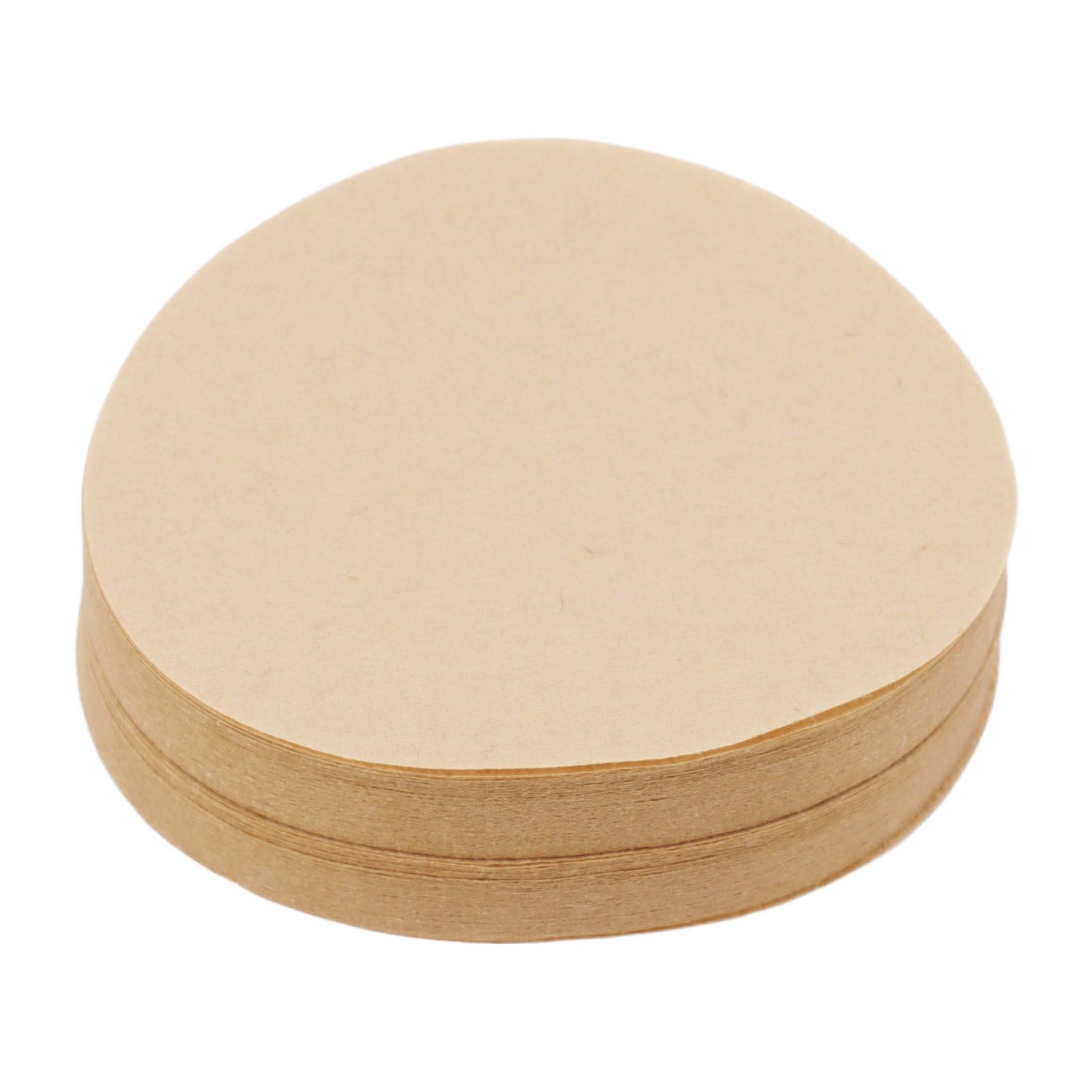 100Pcs 64mm Round Coffee Filter Unbleached Natural Coffee Filter Paper for 1 to 2 People Measure โ image 5