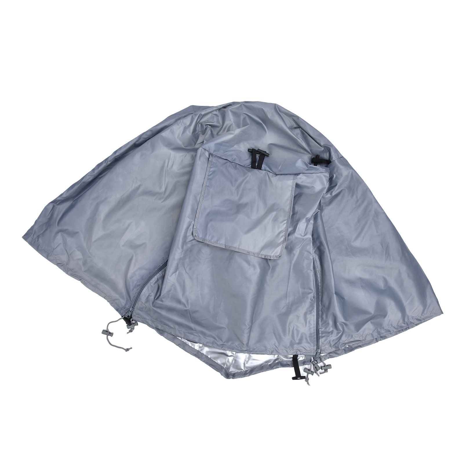 109x76x74cm Dogs Wire Crate Cover Waterproof Dustproof Pet Cage Cover for Indoor Outdoor ProtectionGray — image 6
