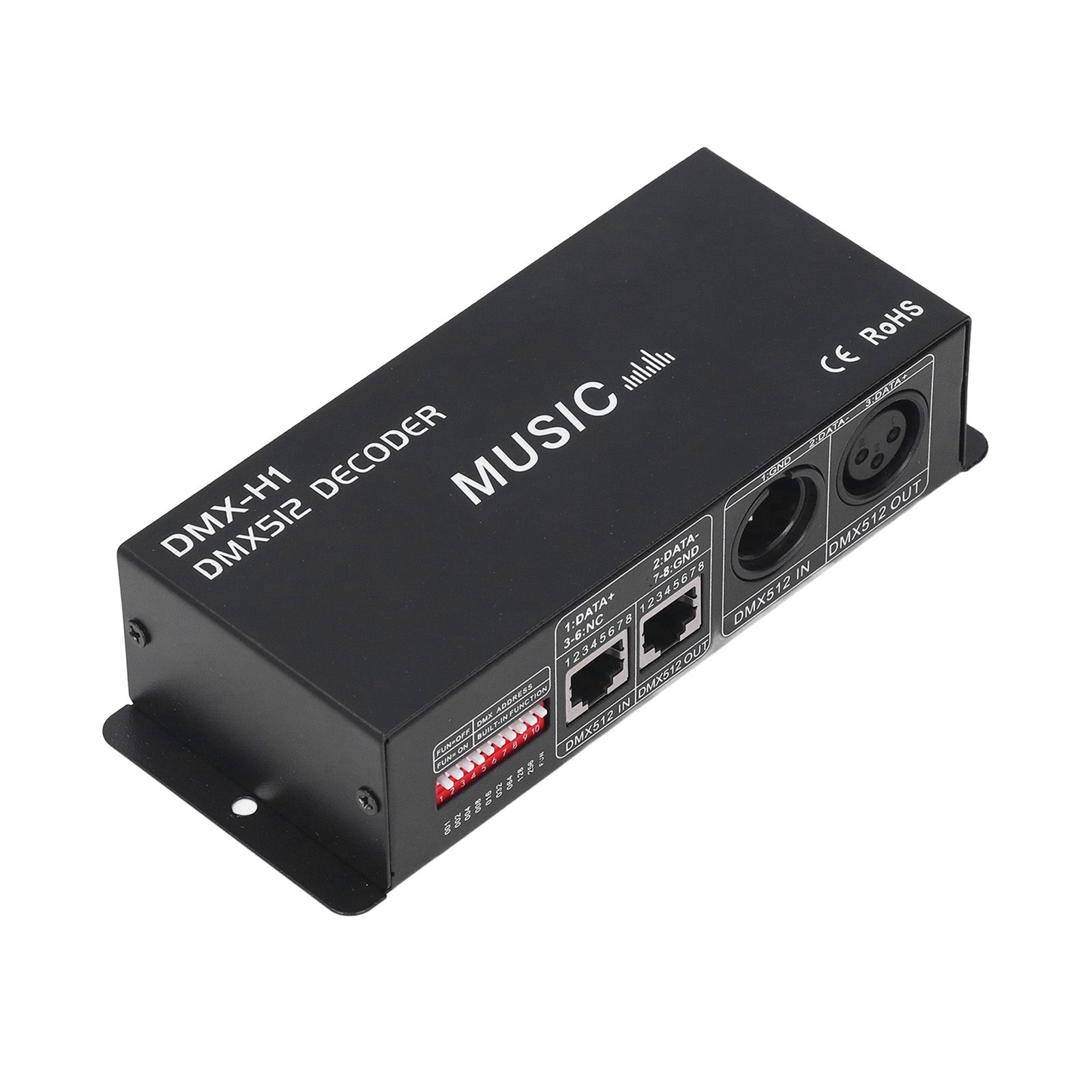 4 Channel DMX 512 Decorder Adjustable RGB Dimming LED Decorder Controller for Bars Hotels Sober Bars8A โ image 2