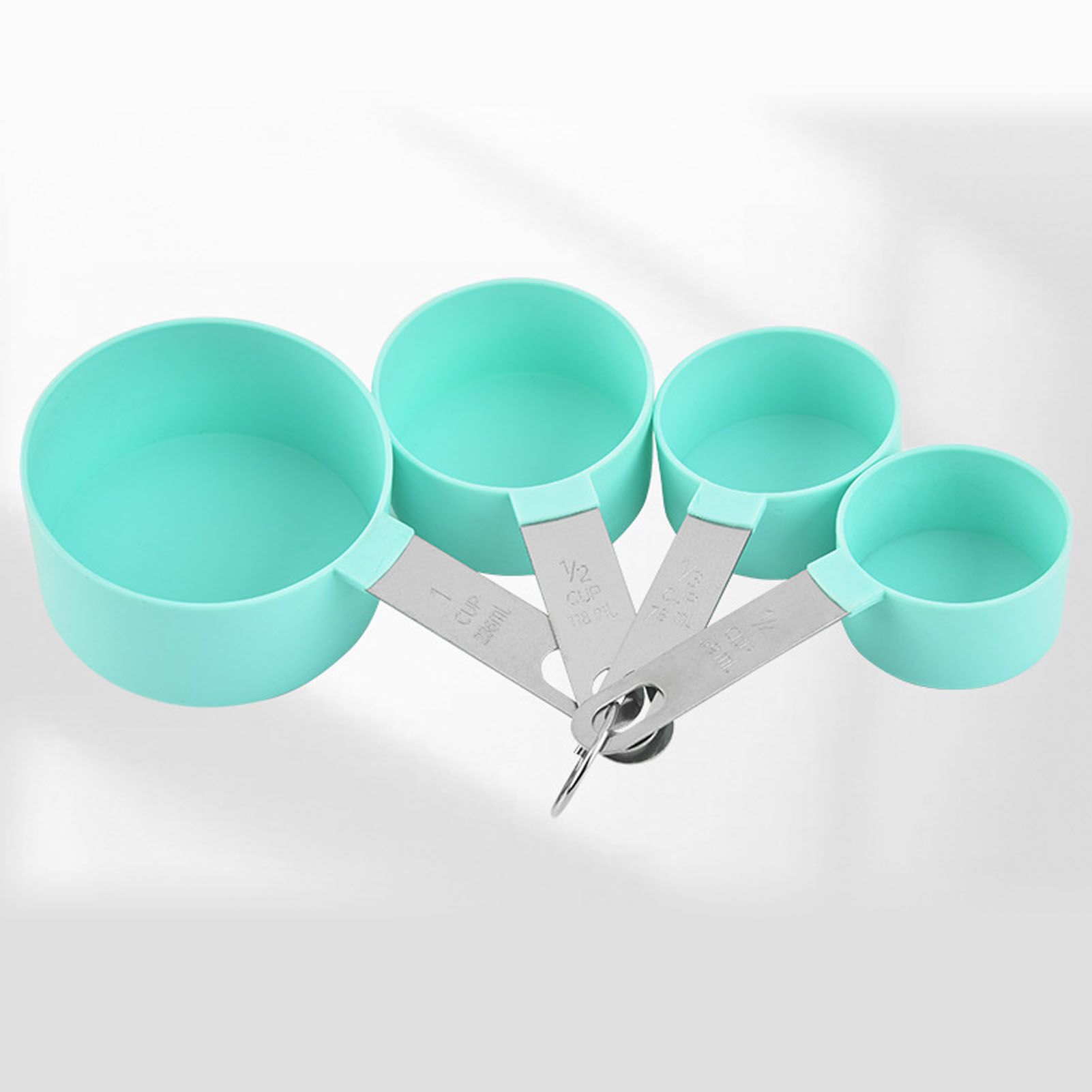 Measuring Cups Spoons Green PP 403 Stainless Steel Hanging Hole Design Double Scale Easy Cleaning Measuring Tablespoon โ image 6