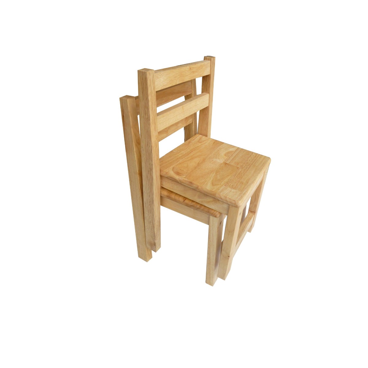 Rubberwood Standard Chairs — image 2