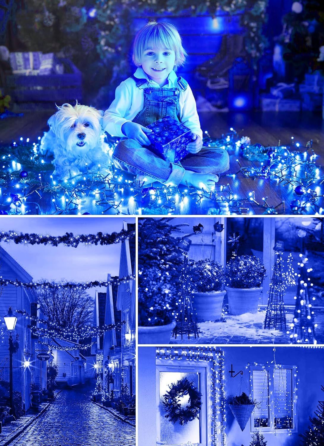 Solar String Lights Outdoor Waterproof, LED Outdoor Light | Solar Fairy Lights with 8 Lighting Modes, IP65 Waterproof Solar Christmas Halloween — image 5