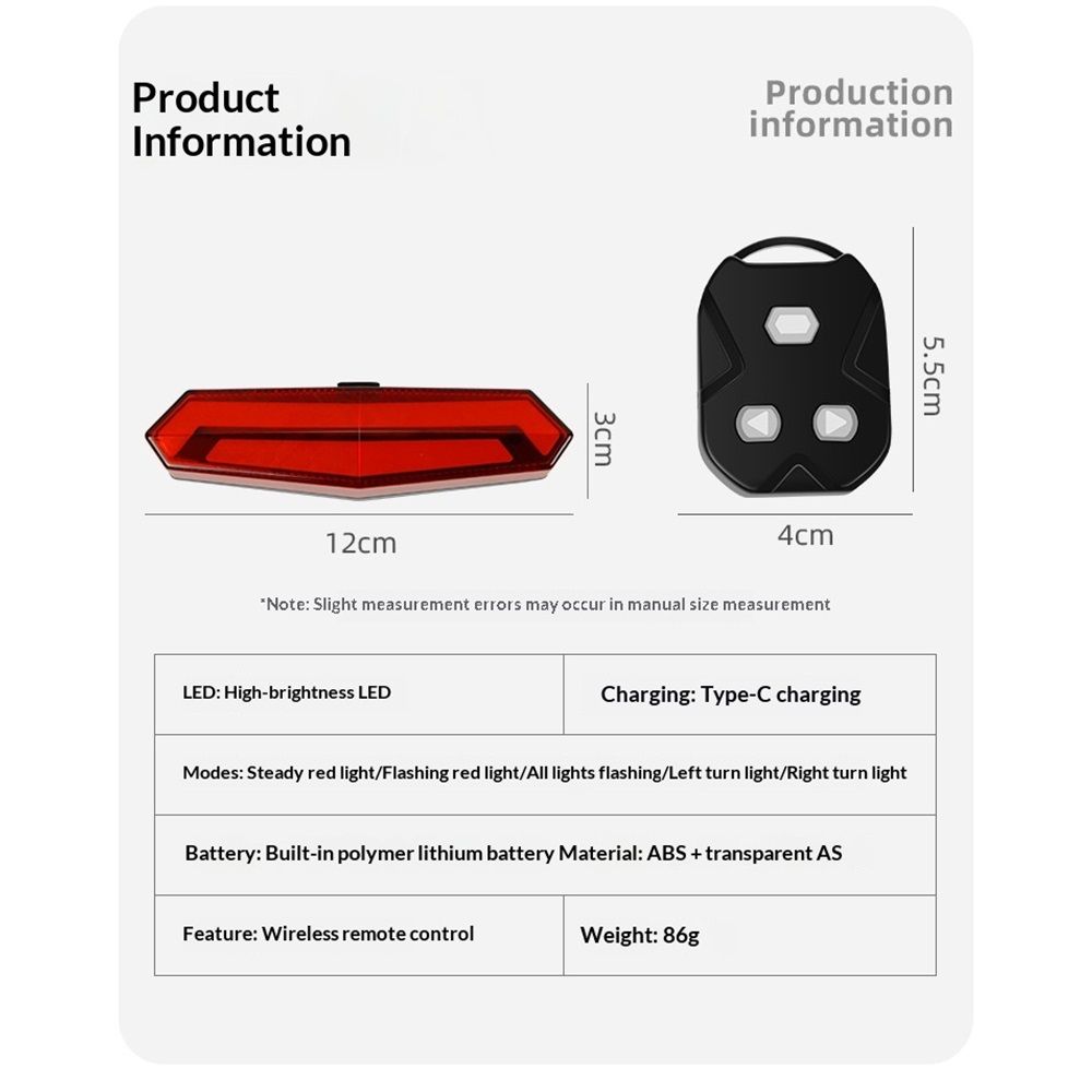 Rear Bike Light Powerful & Rechargeable - Waterproof, Multiple Modes, Quick Release Mounts, Bicycle Lights โ image 5