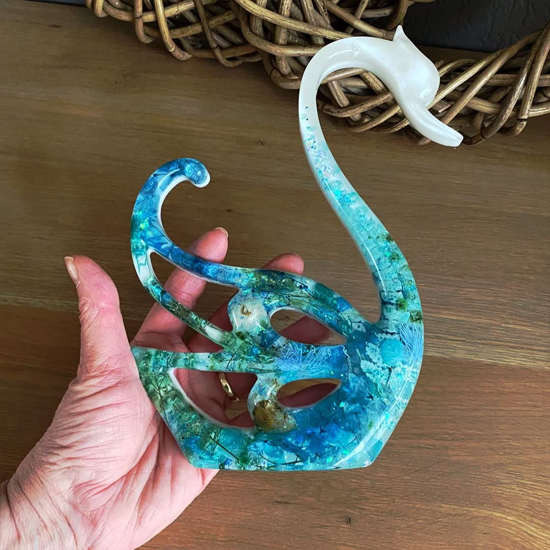 Swan Silicone Mold Creative Animal Silicone Mold Elegant Swan Sculpture Home Decoration Mold DIY Decoration Swan Statue Crafts Gifts โ image 4