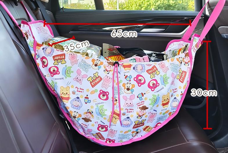 Green Car Back Seat Organizer Hammock - Portable Storage Solution โ image 2