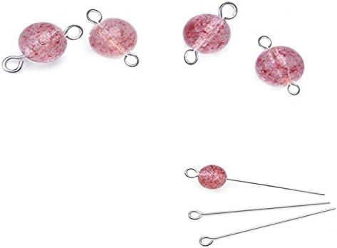 300pcs 4cm 304 Stainless Steel Open Eye Pins Head Pins for Jewelry Making, (Silver) Silver โ image 6