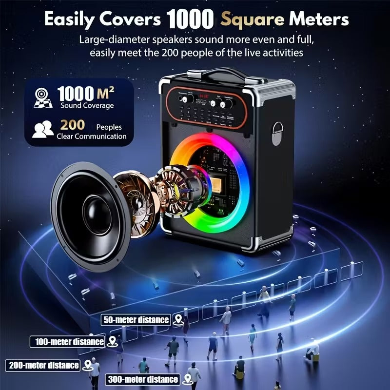 Wireless Karaoke Machine with Dual Microphones โ image 3