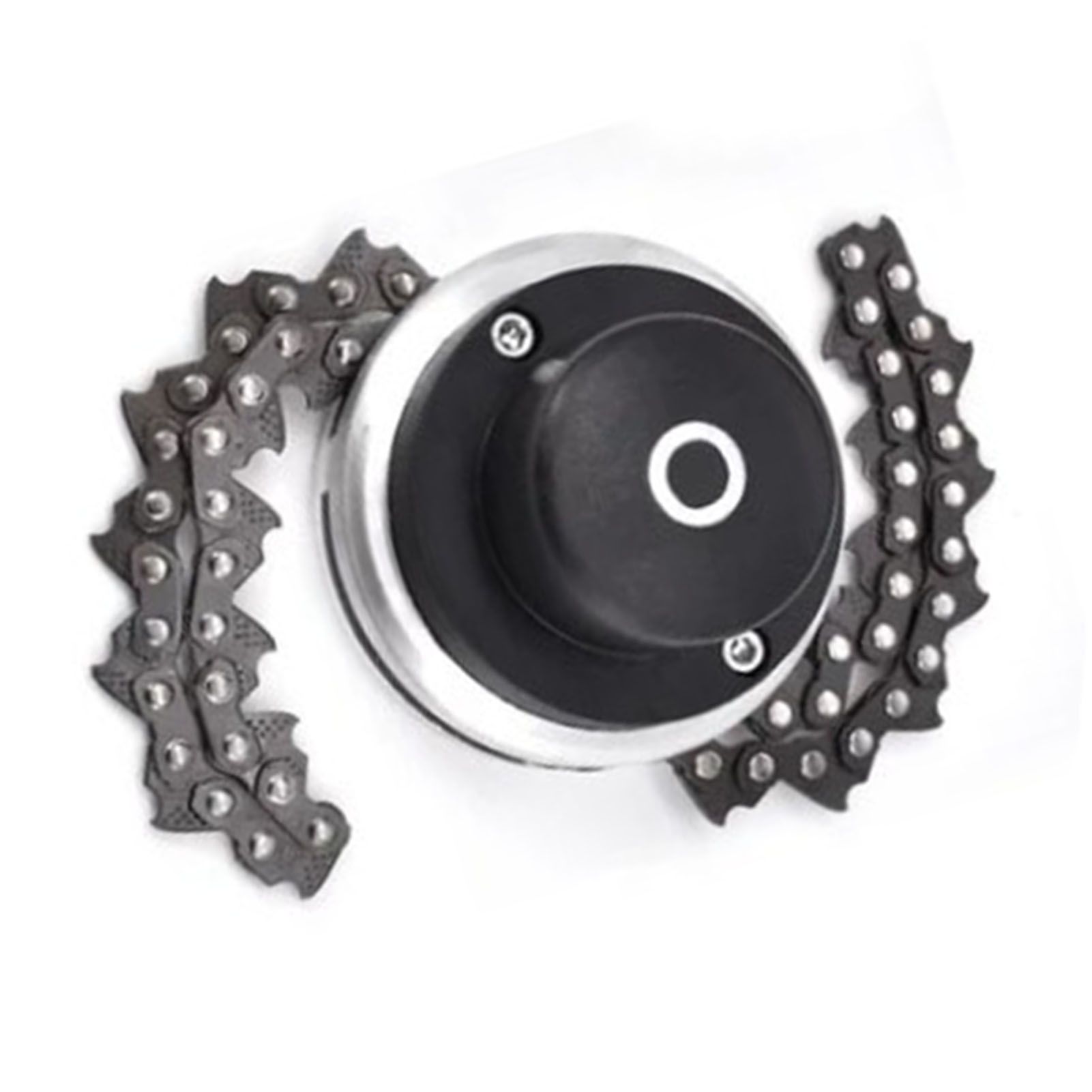 Chain Trimmer Head Grass Cutter Head Replacement Manganese Steel Lawn Mower Head 1in Hole โ image 4