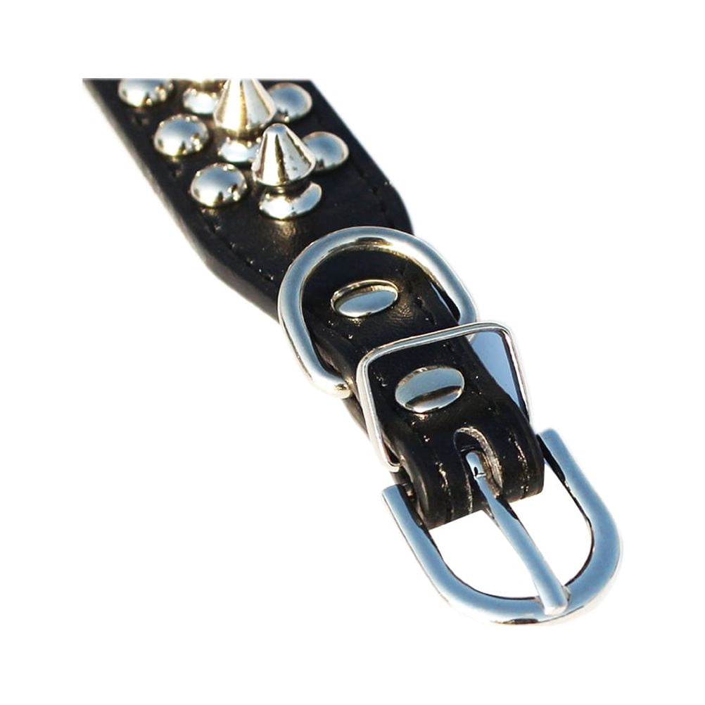 2 PCS Dog Chain Collars Small+dog+collar Choke for Dogs Tiny French Bulldog Spiky Adjustable Pet — image 4