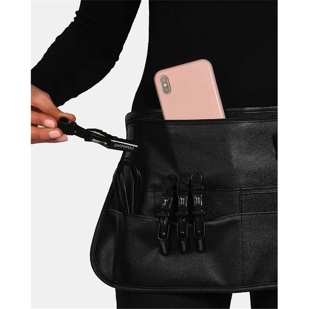 Hairstylist Waist Belt with Shears Pouch, Professional Hair Stylist & Makeup Brush Belt Salons Cosmetology Groomers Hairdresser Barber Waist Bag(Storage bag — image 5