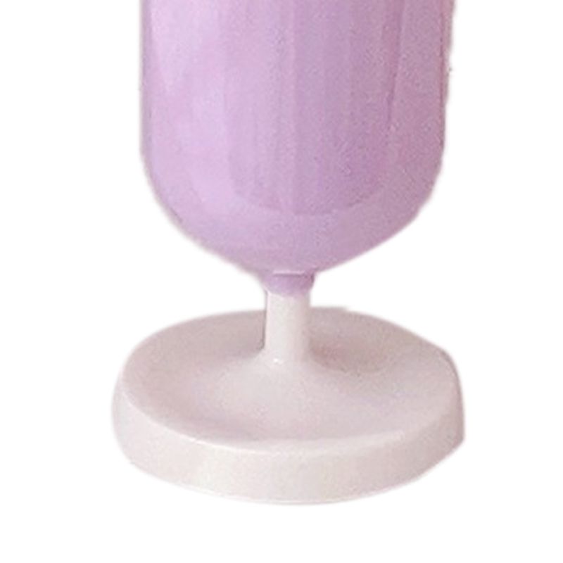 Pen Holder Tulip Shape Innovative Vintage Photo Props Large Capacity Pencil Holder for Office Study Room Home Purple โ image 4