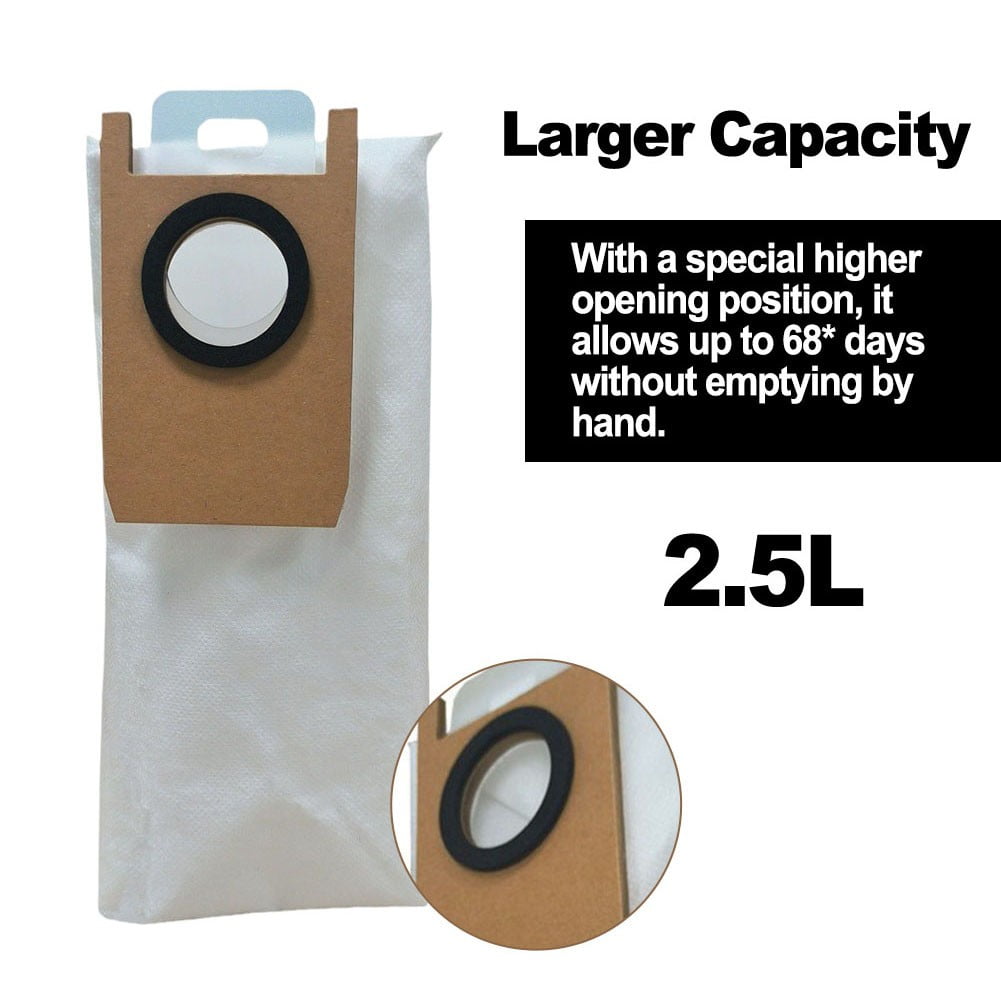 6 Pieces Filter and Dust Bag Replacement Kit, 2 Filters and 4 Dust Bags for Eufy S1 Pro Robot Vacuum Cleaner — image 6