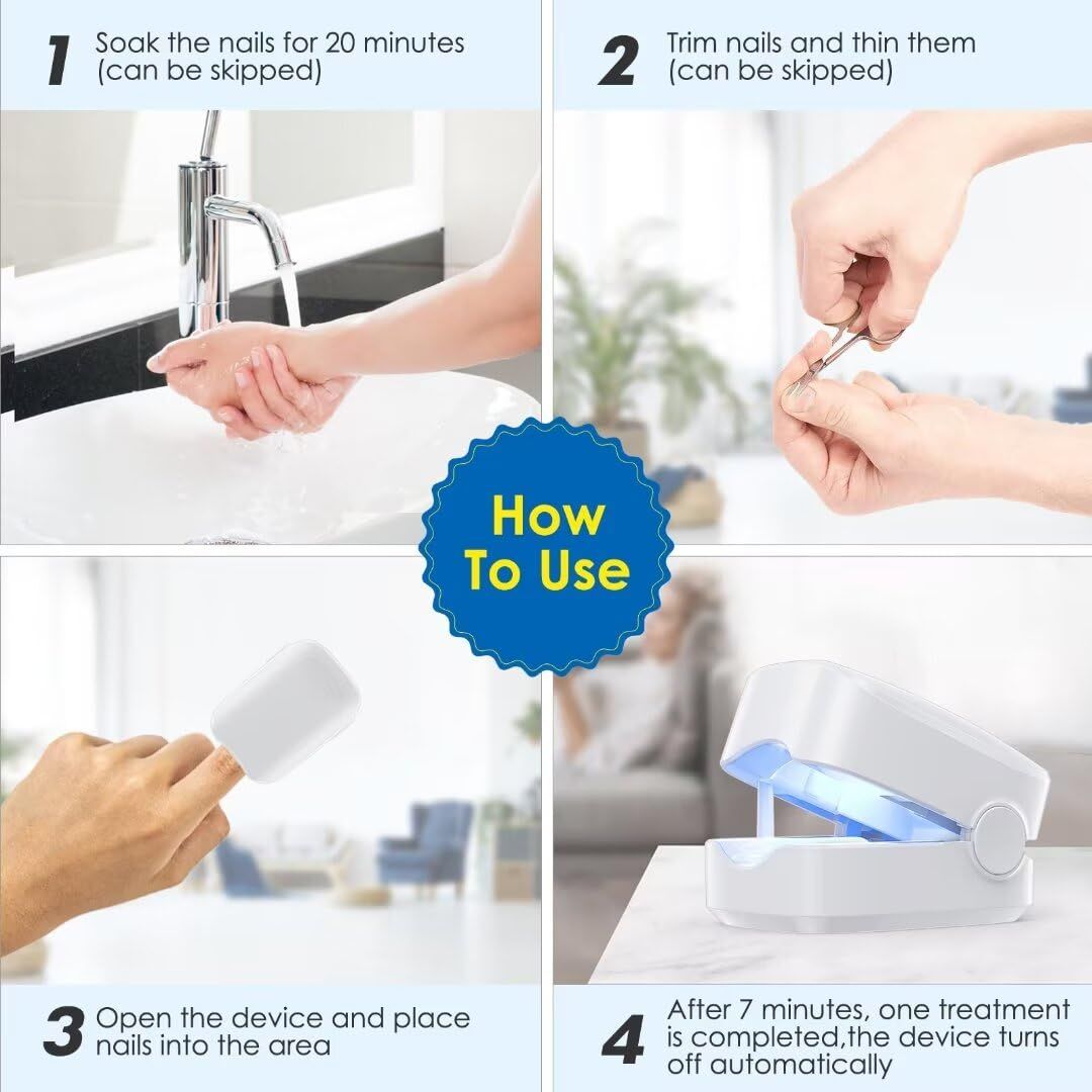 Nail Fungus Cleaning Light Device, FSA or HSA eligible Nail Fungus for Damaged Discolored Thick Toenails & Fingernails โ image 3