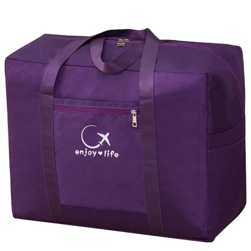 Travel Bag Storage Organizer Waterproof Oxford Cloth Purple Medium — image 3