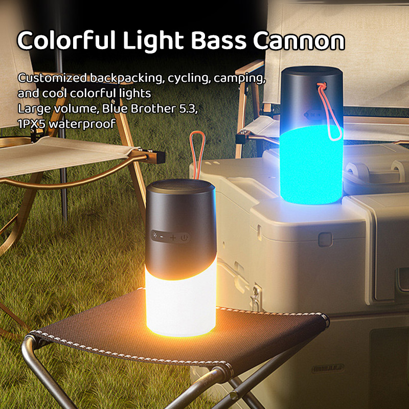 Bluetooth Speaker with LED Mood Lighting – 360° Sound & Light — image 3