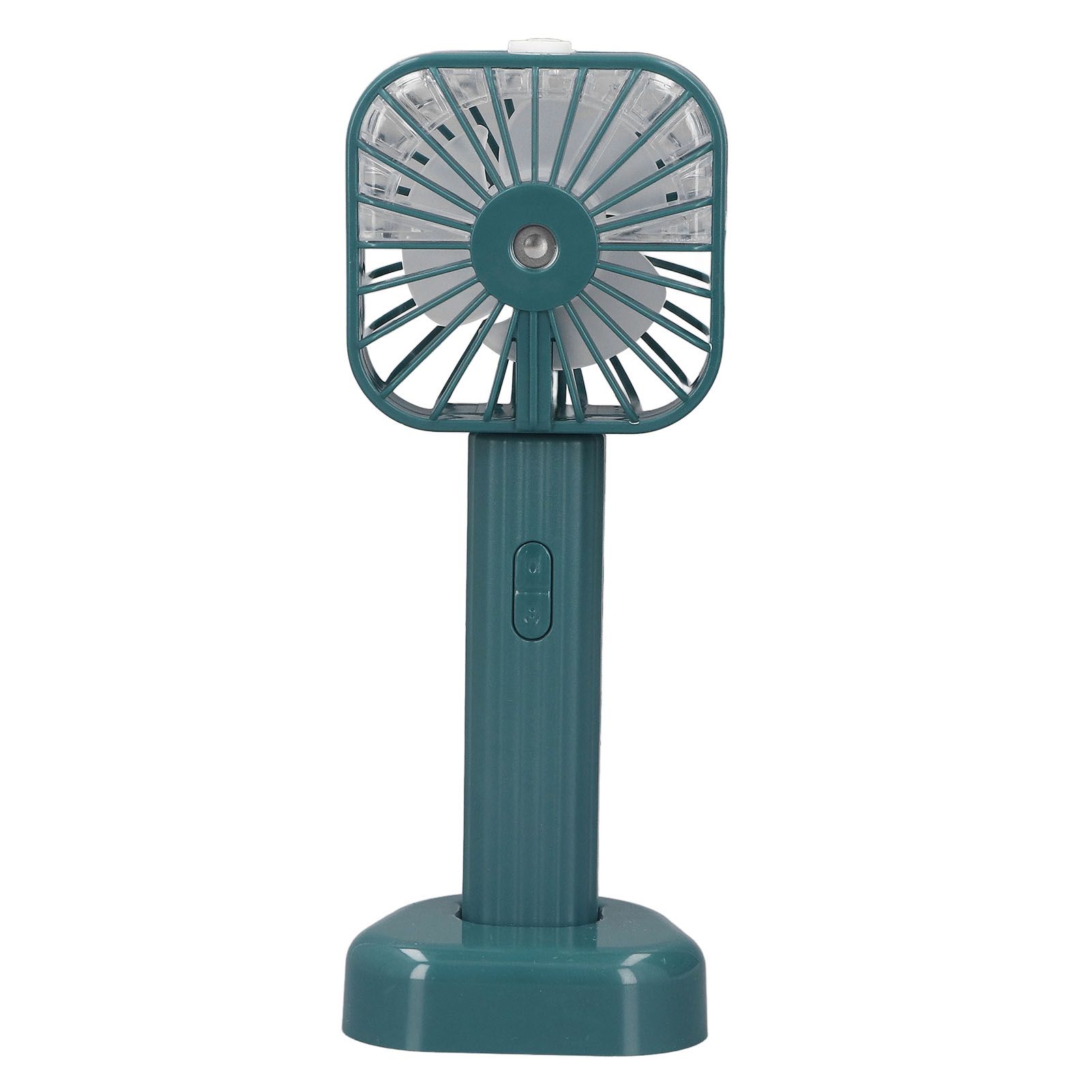 Hand Held Misting Fan Portable Battery Operated USB Rechargeable Quiet Spray Cooling Fan for Travel Outdoors Green โ image 3