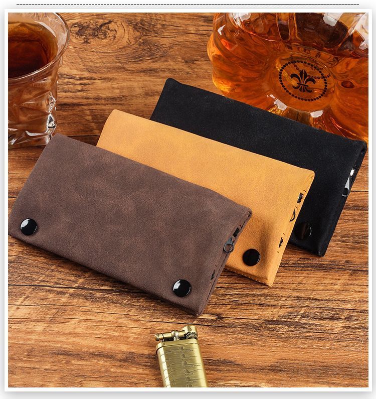Matte Leather Storage Bag Black — image 2