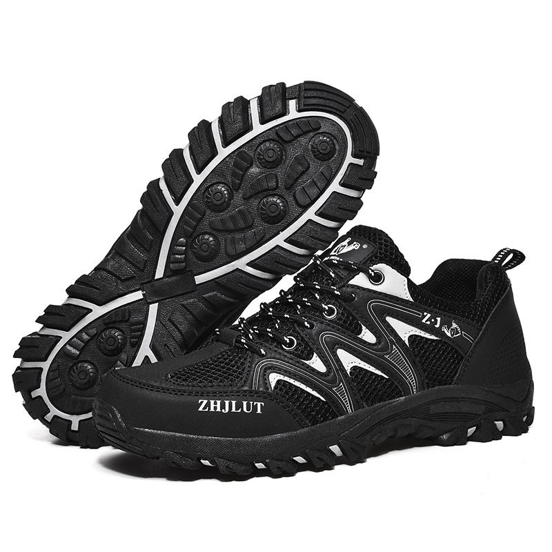 Qifeng Men Women Outdoor Breathable Hiking Shoes Black 40 — image 6