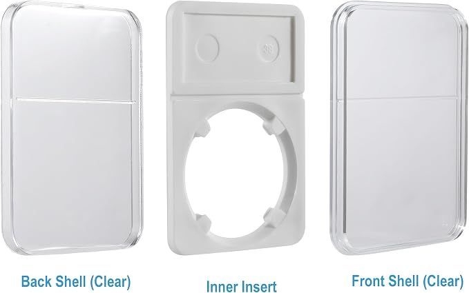 10-Pack Coin Slab Display Holder, Storage Case for Morgan, Peace, IKE Silver 38mm Dollar Coin, Organize Your Coin Collection with Clear Acrylic Cases โ image 2