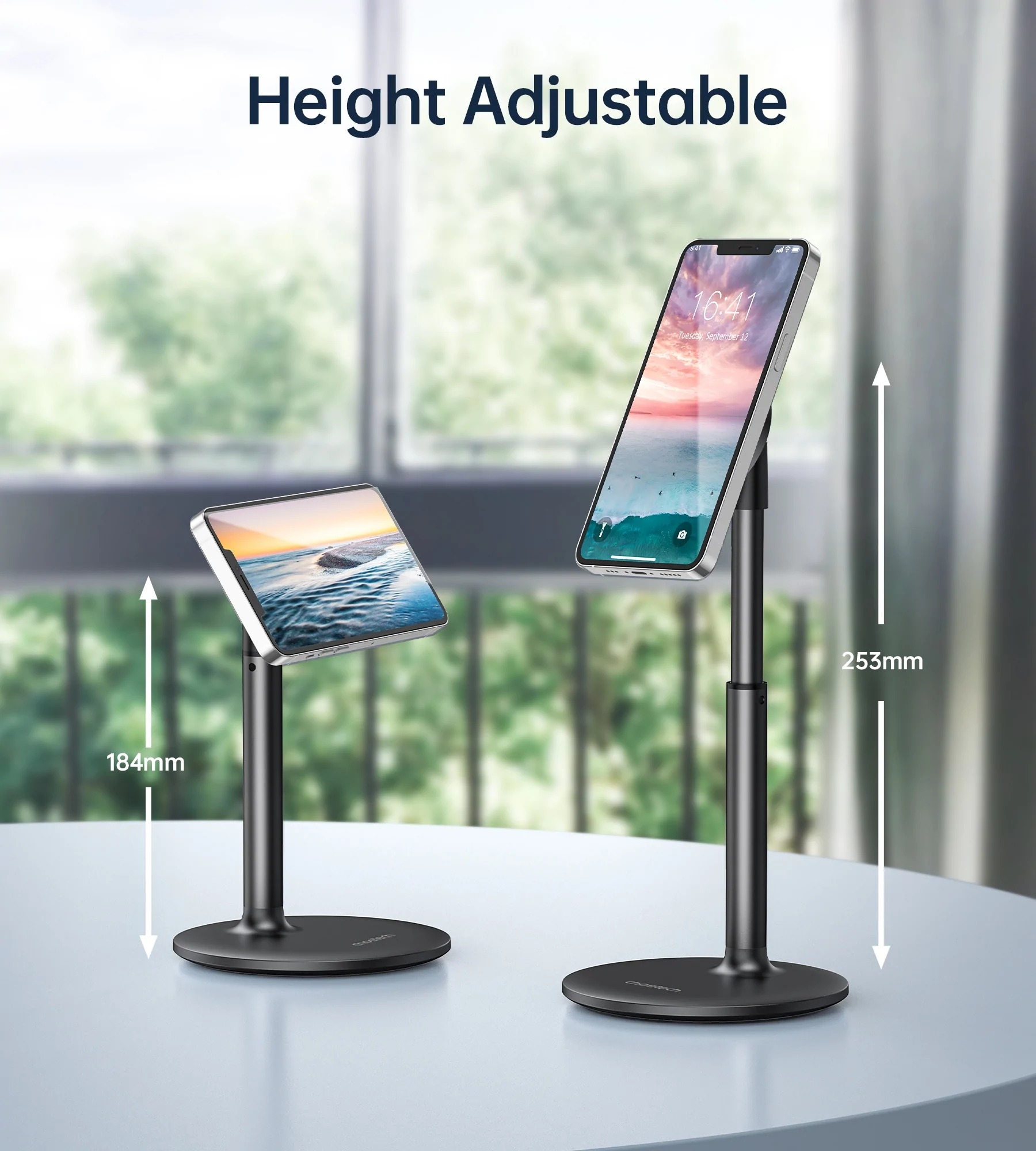 CHOETECH H048 Magsafe Adjustable Phone Holder (White/Silver) โ image 2