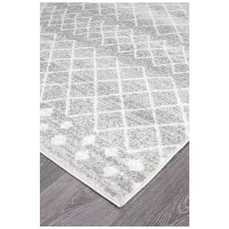 Silver Oasis Rug 230 x 160cm - Bohemian Tribal Design, Easy to Clean Polypropylene โ image 2