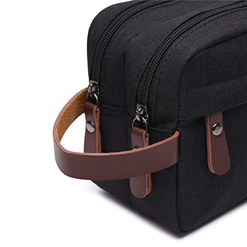 Toiletry Bag for Men, Hanging Travel Dopp Kit, Shaving Bag for Toiletries Accessories Quality Material-Black โ image 4