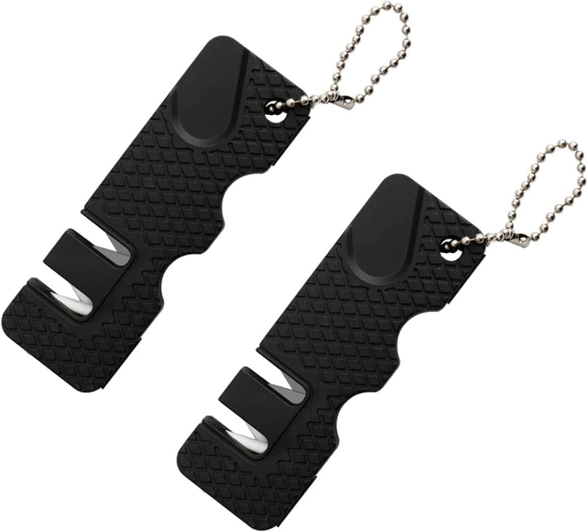 Knife Sharpener-Honing Steel - 2-pack mini Anti-Slip Sharpening Stones for Outdoor Tools, Kitchen, Multifunctional Portable Mini Sharpening Stones - Perfect
