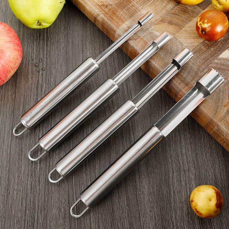 Multi-Function Corer and Pitter Remover Set, Stainless Steel Core Remover Tool for Apple, Pear, Cherry, Jujube, Red Dates or More โ image 2