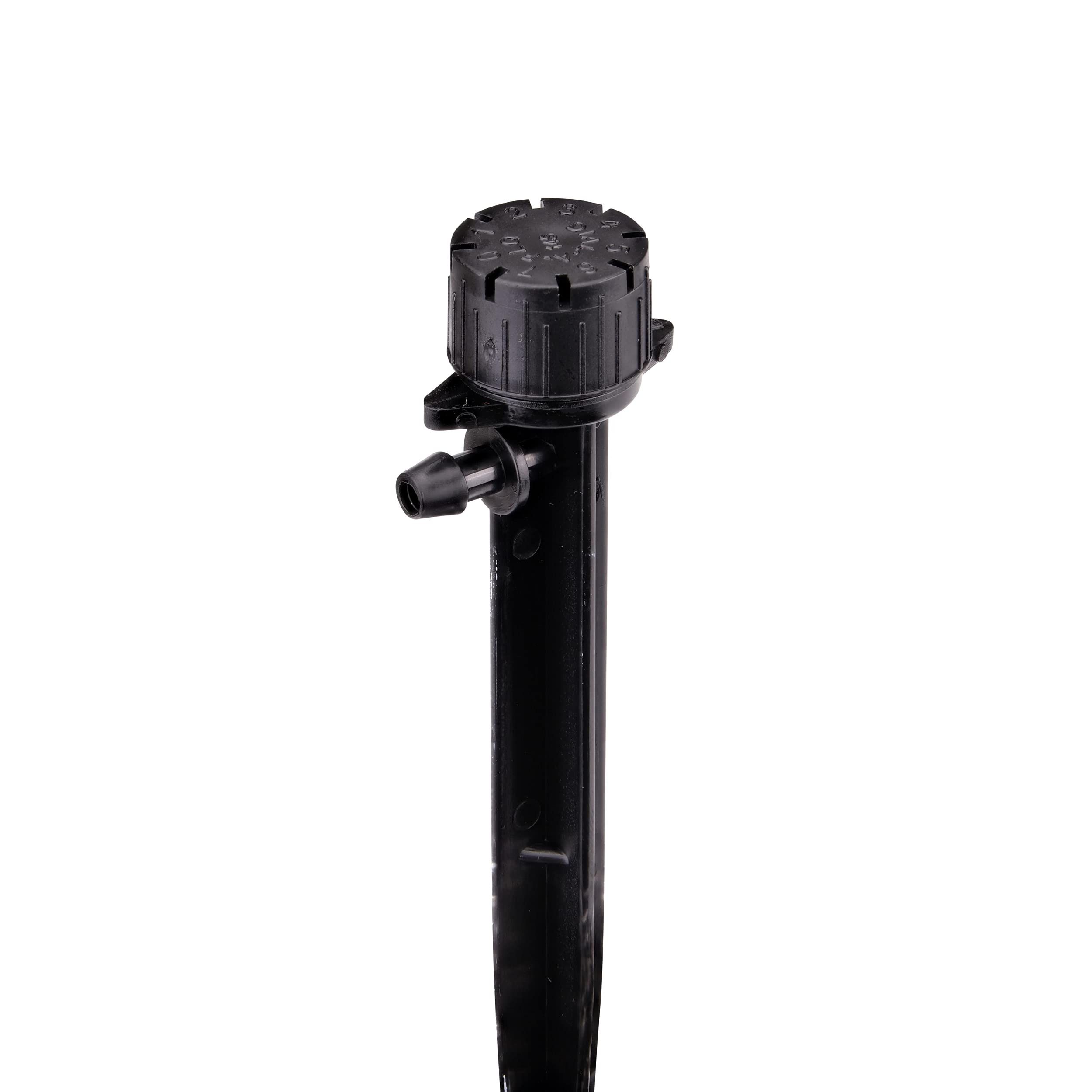 Adjustable Drip Head Landscape Fruit Tree Garden 360 degree Black 8-hole Integrated Rod Irrigation Drip Nozzle β image 3
