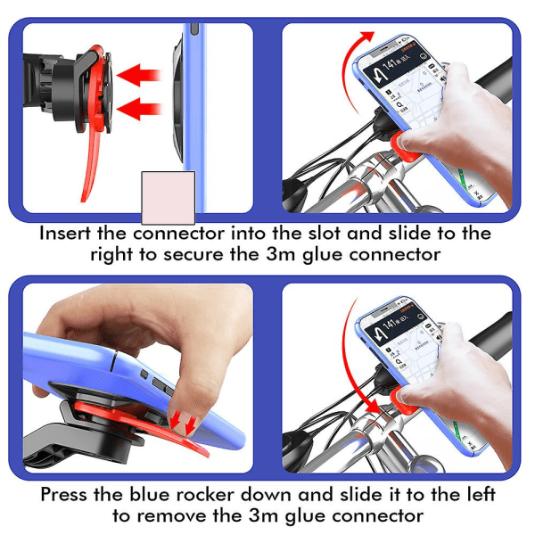 Quad-lock Out Front Bicycle Twist Mountain Cradle Telephone โ image 4
