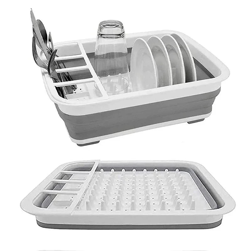 Foldable Kitchen Dish Rack Storage Tray โ image 3